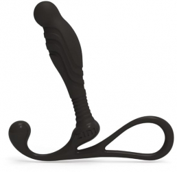 Stimulator Prostata Janus Anti Shock S Zini Negru grosime 2.2 cm lungime 10.4 cm