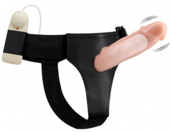 Strap On unisex Dildo Inclus Voluptas Jessica culoarea Pielii 17 cm 