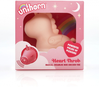 Vibrator Clitoris Unihorn Heart Throb Unihorn 1.3 - 3 grosime 9.5 cm lungime Cupru 