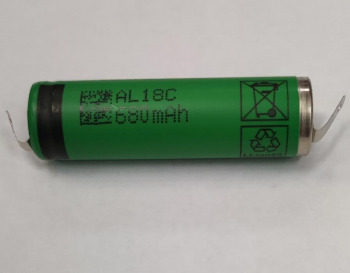 Acumulator Li-Ion SONY 14500 680mAh 3.7V cu lamele pentru lipire in U 
