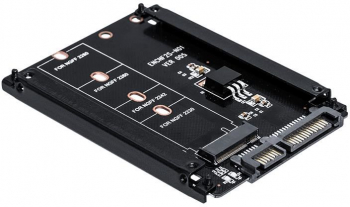 Adaptor M.2 - SATA 1x slot negru Orico S22TM2 