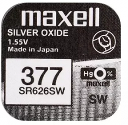 Baterie ceas Maxell SR626SW V377 SR66 1.55V oxid de argint 1buc 