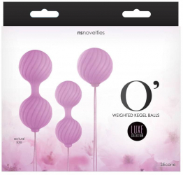 Bile Vaginale Luxe O Kegel Balls Voluptas 2.8 - 3.2 - 3.8 cm Roz 