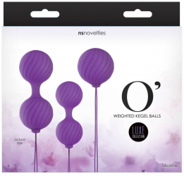 Bile Vaginale Luxe O Kegel Balls Voluptas 2.8 - 3.2 - 3.8 cm Violet 