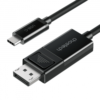 Cablu USB type C - DisplayPort 1.8m negru Choetech XCP-1803 