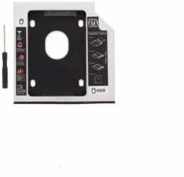 Rack HDD Caddy pentru laptop grosime 9.5mm interfata SATA la SATA 