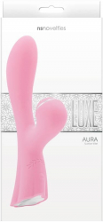 Vibrator NS Toys Luxe Aura stimulare clitoris - punctul G grosime 3.8 cm lungime 19.5 cm 