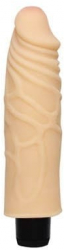 Vibrator realistic Voluptas Charmly Super Vibe Real Cyber Skin No. 1 grosime 4.6 cm lungime 18.5 cm 