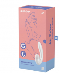 Vibrator Satisfyer Supernova stimulare clitoris - punctul G grosime 3.3 - 3.5 cm lungime 6 - 14.5 cm 