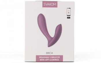 Vibrator Svakom Erica aplicatie SmartPhone grosime 3.8 cm lungime 10.4 cm 