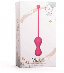 Bile si Oua Vaginale Mabel Elity cu vibratii si aplicatie SmartPhone 3.1 cm Roz 