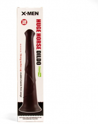 Dildo X-Men cu ventuza Huge Horse lungime 48 cm diametru 8 cm 