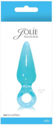 Dop Anal NS Toys Jolie Pleasures Mini Aqua Albastru grosime 2.5 cm lungime 9 cm 
