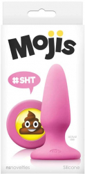 Dop Anal NS Toys Mojis SHT Medium Roz grosime 3 cm lungime 10.5 cm cu ventuza 