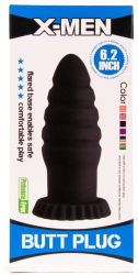 Dop Anal X-Men Butt Plug Flesh culoarea Pielii grosime 6.2 cm lungime 15.8 cm cu ventuza 