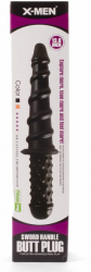 Dop Anal X-Men Sword Handle Butt Plug I Negru grosime 5.5 cm lungime 35 cm 