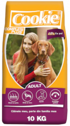 Hrana uscata pentru caini Cookie Complete Plus Adult Pui 10 Kg 
