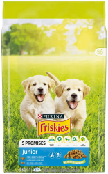 Hrana uscata pentru caini Friskies Junior pui si legume 8 Kg 