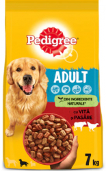Hrana uscata pentru caini Pedigree Adult vita si pasare 7kg 