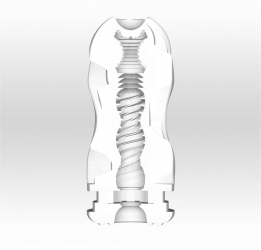 Masturbator Air-Tech Gentle Tenga Alb lungime 15.5 cm forma normala 