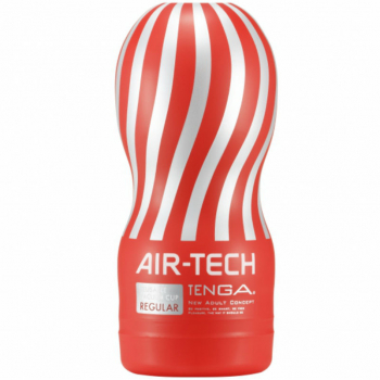 Masturbator Air-Tech Regular Tenga Rosu lungime 15.5 cm forma normala 