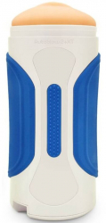Masturbator Autoblow 2+ XT Complete A Autoblow Albastru - culoarea Pielii - Alb lungime 22.9 cm forma normala cu vibratii 