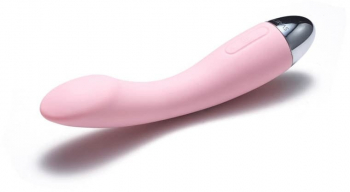 Vibrator Amy Pale Svakom punctul G lungime 17 cm grosime 3 cm 
