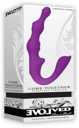 Vibrator Come Together Voluptas dublu - punctul G lungime 22.8 cm grosime 3.2 cm 