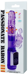 Vibrator Passionate Baron Voluptas stimulare clitoris - punctul G - rotatii lungime 21.5 cm grosime 3 cm 