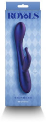Vibrator Royals Empress- Metallic NS Toys stimulare clitoris - punctul G lungime 19.1 cm grosime 3.2 cm 