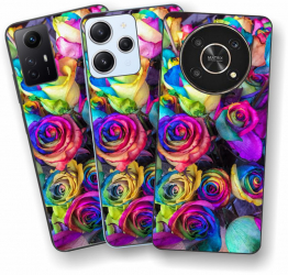 Husa Realme GT Neo 3 Silicon Gel Tpu Model Trandafiri Colorati