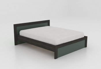 Pat RANGEEN 160x200 cm SUPORT DE SALTEA INCLUS PAL 18mm VERDE / CARBON MARINE by Fichi 