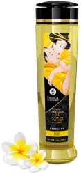 Ulei pentru masaj erotic cu aroma de monoi 240 ml Shunga 