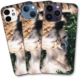 Husa Apple iPhone 13 Mini Silicon Gel Tpu Model Caine si Pisica 