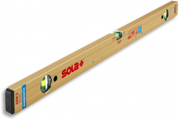 Nivela cu bula Boloboc magnetic cu profil tubular 100cm AZM 3 100 - Sola-01823301 