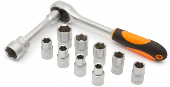 Set chei tubulare - 12 buc. - 1 2 - 10 - 24 mm 