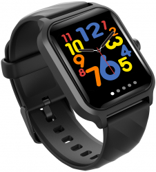 Ceas smartwatch WstPro 1.83 negru apelare Bluetooth microfon HD alarma fitness sport monitorizare somn si tensiune arteriala 