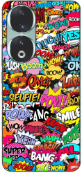 Husa Honor 90 5G Silicon Gel Tpu Model Pop Art Pow Wow Boom 