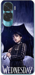 Husa Honor 90 Lite 5G Silicon Gel Tpu Model Wednesday Umbrella 