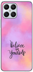 Husa Honor X8 Silicon Gel Tpu Model Belive in Yourself
