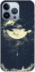 Husa iPhone 13 Pro Silicon Gel Tpu Model Moon Climbing 