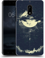 Husa Nokia 6 Silicon Gel Tpu Model Moon Climbing 