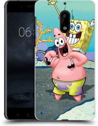Husa Nokia 6 Silicon Gel Tpu Model Spongebob 