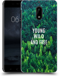 Husa Nokia 6 Silicon Gel Tpu Model Wild and Free 