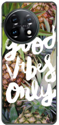 Husa OnePlus 11 Silicon Gel Tpu Model Good Vibes Only 