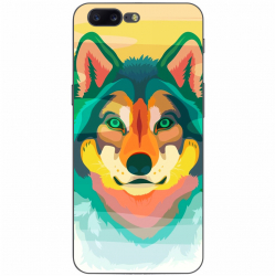 Husa OnePlus 5 Silicon Gel Tpu Model Desen Lup 
