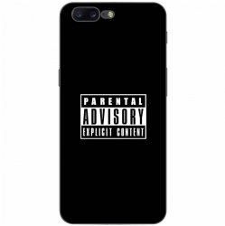 Husa OnePlus 5 Silicon Gel Tpu Model Parental Advisory 