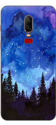 Husa OnePlus 6 Silicon Gel Tpu Model Night Forest 
