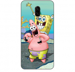 Husa OnePlus 6T Silicon Gel Tpu Model Spongebob 