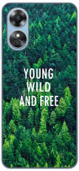 Husa Oppo A17 Silicon Gel Tpu Model Wild and Free 
